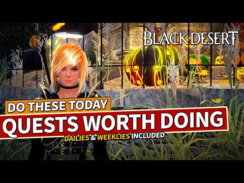 Important Quests Worth Doing in 2025 For Beginners & Returning Players | Black Desert