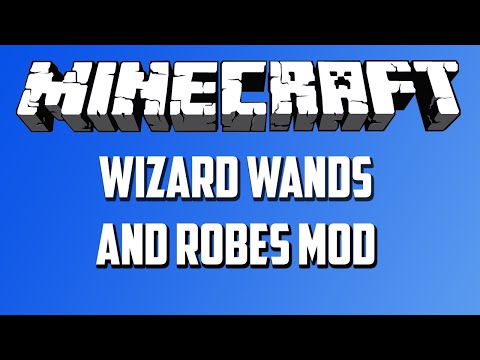 Minecraft Mod Showcase | Wizard wands and Robes Mod | (E:01)