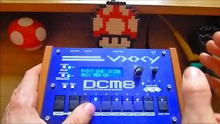 Video thumbnail for VXXY DCM8 Chiptune Drum Machine - '' human '' presets by nagrzybydolasu