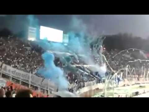 "Recibimiento Godoy Cruz vs Velez 2014" Barra: La Banda del Expreso &bull; Club: Godoy Cruz