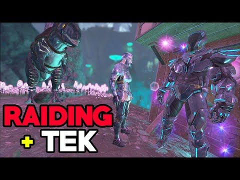 Raiding Bases For Early Loot & Unlocking TEK - ARK