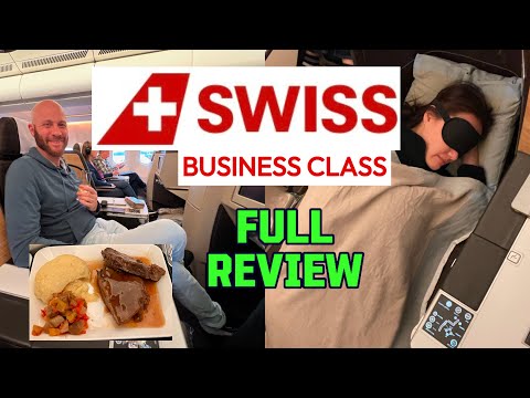 Swiss Business Class Review | Worth It? | Zurich - New York JFK | Swiss Business Lounge Zurich