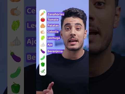 اسماء الخضر في اللغة الاسبانية | ياسين اكاديمي #language