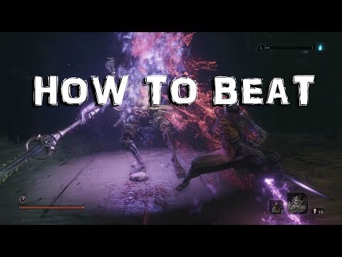 Sekiro: Shadows Die Twice - How To BEAT - Shichimen Warrior Mini BOSS