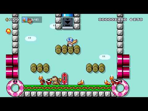 Mob Smash SSBU by QuarahMker - Super Mario Maker 2 - No Commentary 1cd