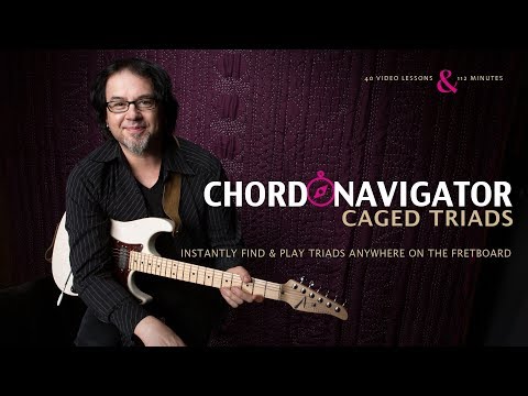 How To Find Triads & Use The CAGED Chord System To Make Music! Rob Garland TrueFire Chord Navigator