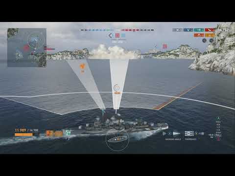 WoWS Legends: Fletcher Kickass Gameplay