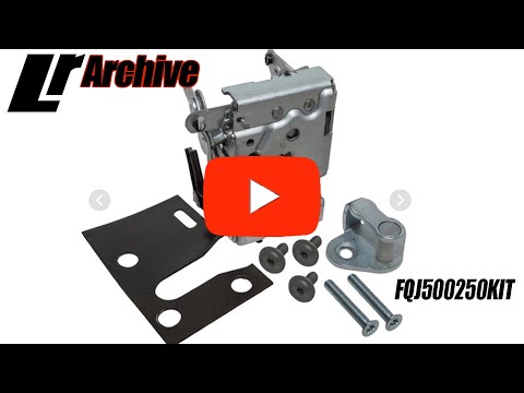 FQJ500250KIT full kit for the striker and latch assembly on the Land Rover Defender's door. Thumbnail