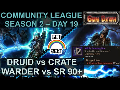 [HC] GD League Season 2 - Day 19: Druid vs Crate of Entertainment...TWICE! & Warder SR push
