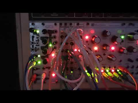 2hp Drums through the mimeophon.