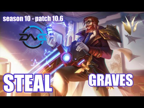 【韓国サーバー/GM/Duo Evi】DFM STEAL グレイブス(Graves) VS SB OnFleek オラフ(Olaf) - Patch10.6 KR Ranked【LoL】