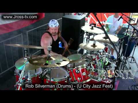 James Ross @ Rob Silverman (Drums) - "U City Jazz Fest 2015" - www.Jross-tv.com (St. Louis)