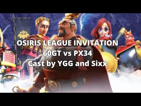 60GT vs PX34 Osiris League MATCH 1 GRAND FINAL! Rise Of kingdom Indonesia with Sixx PTOL