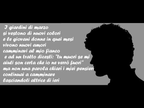 Lucio Battisti - I GIARDINI DI MARZO + testo