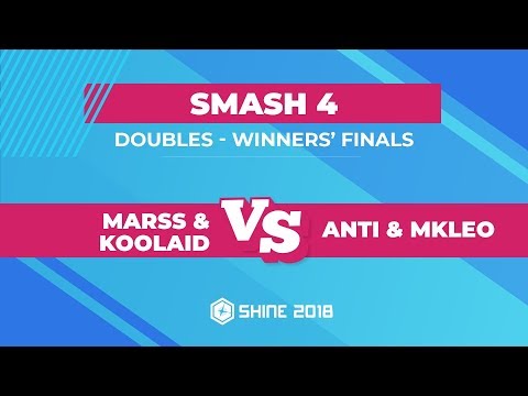 Marss/Koolaid vs ANTi/MkLeo - Smash 4 Doubles: Winners' Finals - Shine 2018