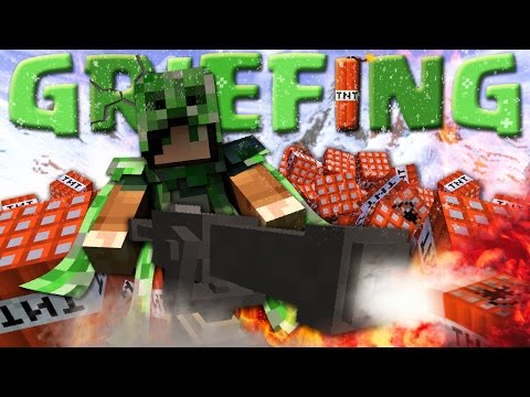 SFONDO LA TORRE DI SPAWN CON UN CANNONE DI TNT - Minecraft ITA - GRIEFING