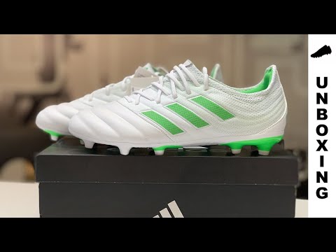 adidas Copa 19.1 FG/AG Virtuso pack- Footwear White/Solar Lime Kids