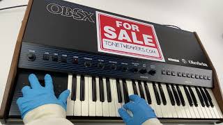 Video thumbnail for Oberheim OB-SX For Sale Professionally Refurbished obsx ob8 obx ob8x obxa vintage synth dealer by tonetweakers