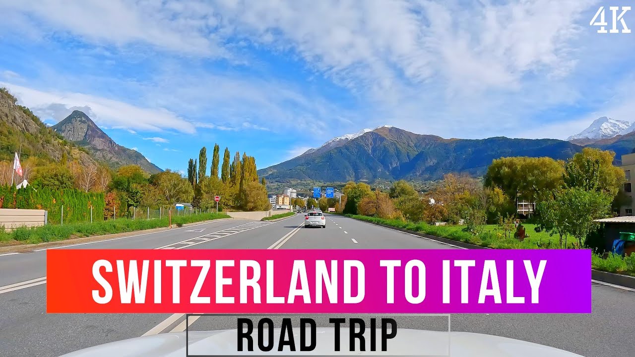 Switzerland to Italy Road Trip | Raron 🇨🇭 to Como 🇮🇹 4K Drive