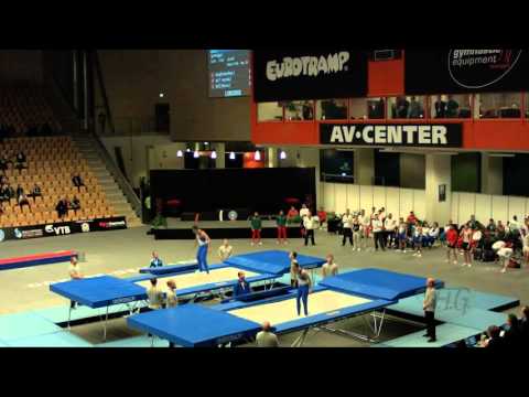 Brazil 1 (BRA) - 2015 Trampoline Worlds - Qualification Synchro Routine 2