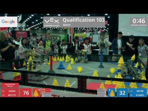 2018 VRC Math Q103 - 2456A 98177C vs 9873B 61499Y - 119 to 66