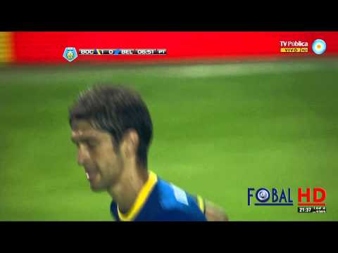 Gol de Forlín | Boca Juniors 1 - Belgrano 0 | Torneo Final 2014 - Fecha 2 | Walter Saavedra |HD|