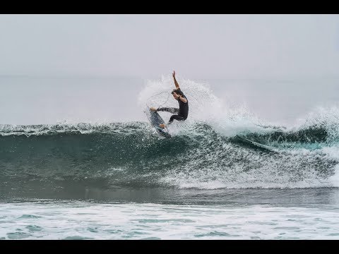 Surfing Malibu on a Twin Fin!
