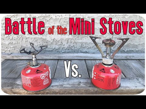 Battle of the Mini Butane CARTRIDGE STOVES  |  BRS vs. MSR