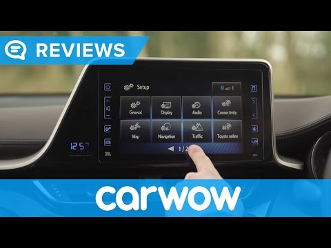 Toyota C-HR SUV 2017 Touch 2 with Go Navigation and interior review | Mat Watson Reviews