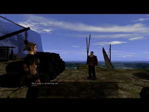 Gothic II Gold: Lares beating up Moe