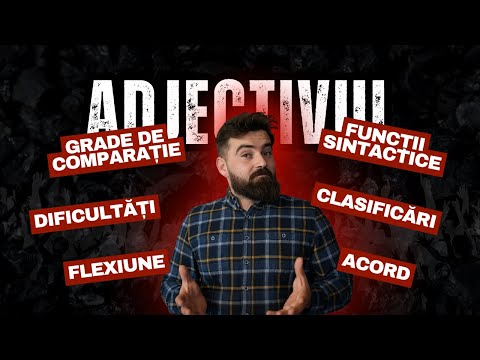 Adjectivul: definiție, categorii, funcții sintactice