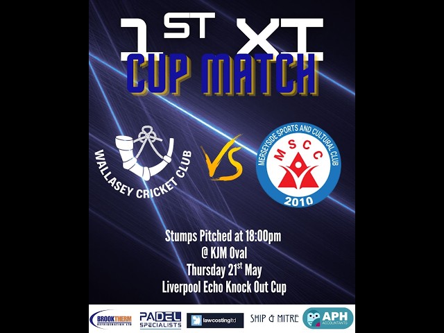 Wallasey CC 1st  XI vs Merseyside Cultural CC 1st XI - Echo KO T20 SDDEFAULT Thumbnail