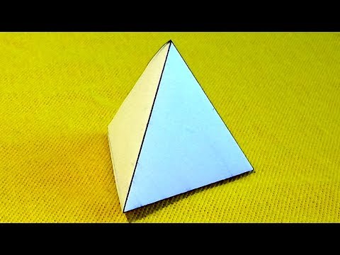 HOW TO MAKE AN EASY PAPER PYRAMID