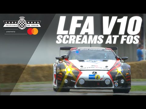 Lexus LFA GT's V10 screams at FOS