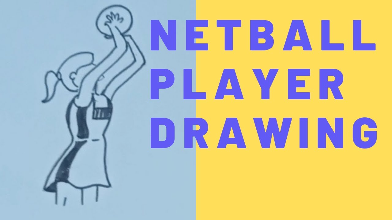 Netball Player Drawing (Pencil Art Tutorial)