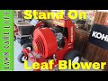 Biggest Leaf Blower - Hurricane Z3 Stand on Blower