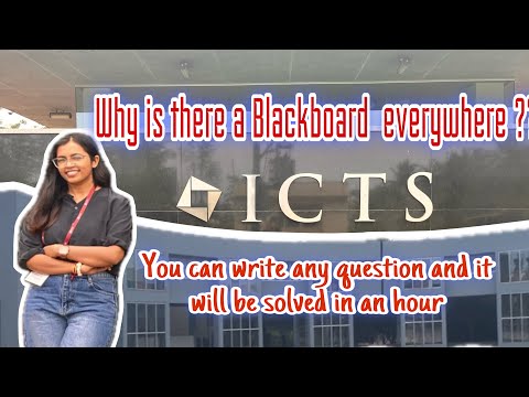 An institute for brilliant mind “ICTS” - Institute tour