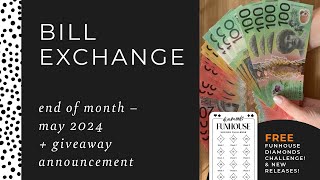 FREE Savings Challenge + New Items + Giveaway | Bill Exchange  (May 2024) | Cash Envelope Swap