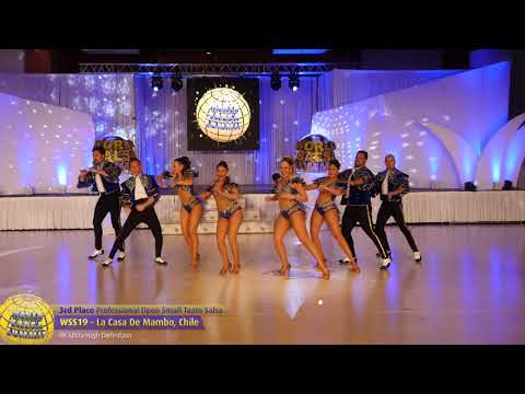 WSS19 - La Casa De Mambo Pro Open Small Team Salsa 3rd Place