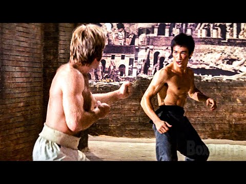 Bruce Lee VS Chuck Norris Full Fight 🌀 4K