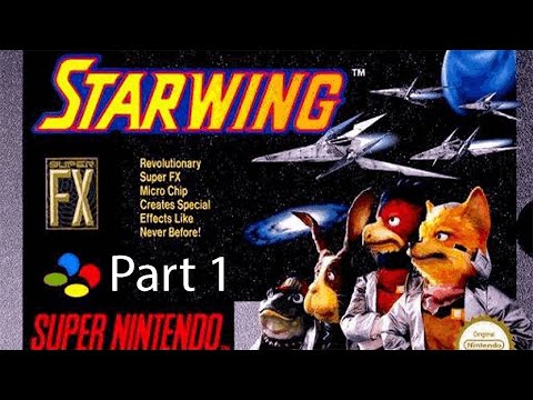 Starfox (Starwing) route 1 stage 1 - Corneria