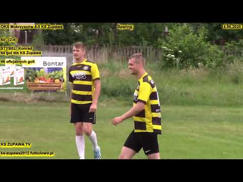 Sparing: OKS Mokrzyszów 4-5 KS Żupawa (2-4 Stybel Konrad) 14.06.2020