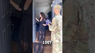This Wife Finds Out Her Husband Died In The Military! 😞 #shorts