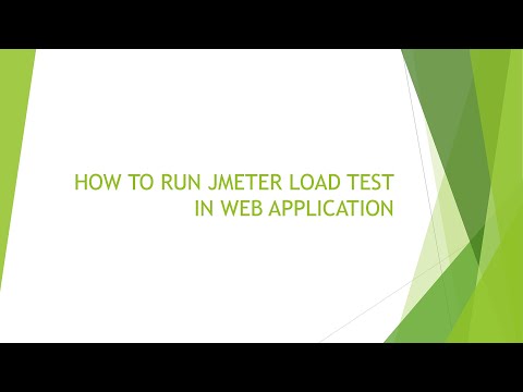 HOW TO RUN JMETER LOAD TEST IN WEB APPLICATION