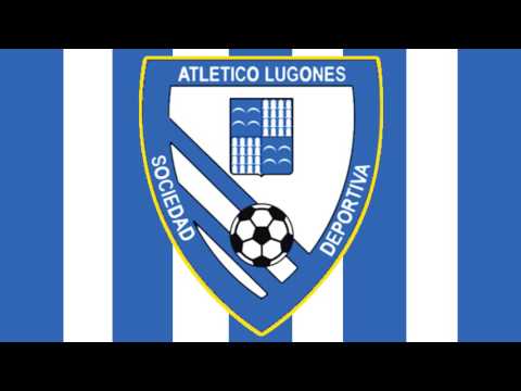 Bandera y Escudo del Atlético Lugones Sociedad Deportiva - Lugones (Asturias)