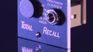 Video thumbnail for Introducing TOTAL RECALL: 3 channel preset manager and macro controller for eurorack by Endorphin.es