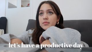 productive day in my life | getting ready to move in, filming, packing