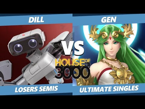 Smash Ultimate Tournament - Dill (ROB) Vs. Gen (Palutena) SSBU Xeno 193 Losers Semis