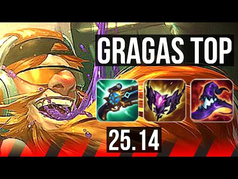 GRAGAS vs YONE (TOP) | 13/1/12, Legendary | KR Master | 25.14