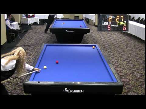 3-Cushion Billiards Piedro Piedrabuena vs Mercedes Gonzalez